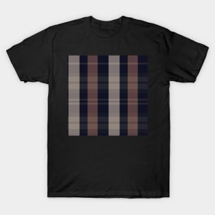 Grunge Aesthetic Evander 2 Hand Drawn Textured Plaid Pattern T-Shirt